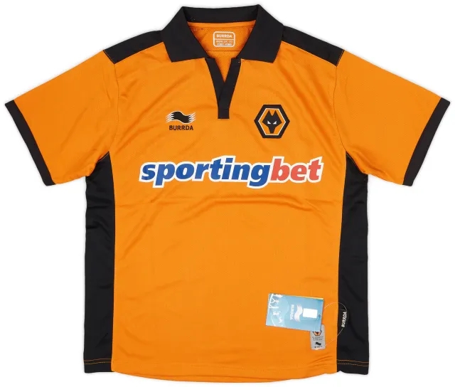 Burrda 2010-11 Wolves Home Shirt (XS)