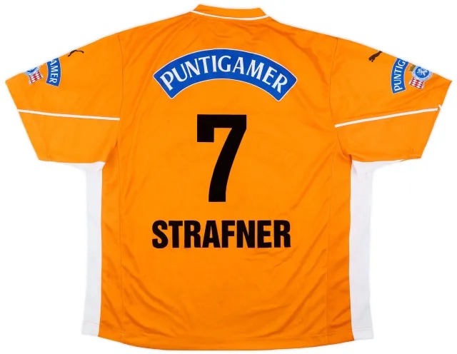 Puma 2001-02 Sturm Graz Away Shirt Strafner #7 - 9/10 - (XXL)