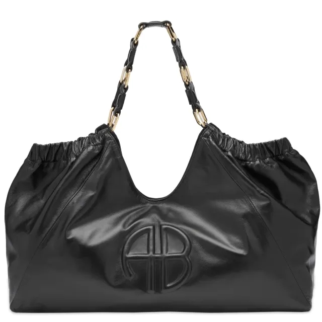 Anine Bing Women's Kate Leather Tote Bag Black