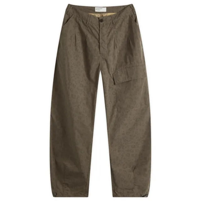 Universal Works Men's Leopard Poly Tech Pilot Trousers Sand
