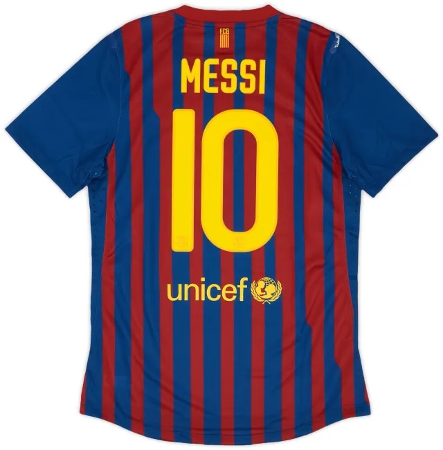 Nike 2011-12 Barcelona Player Issue Home Shirt Messi #10 (M)