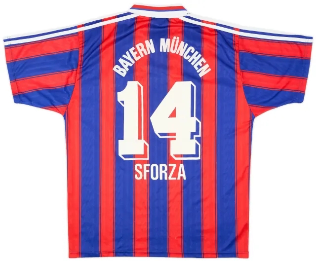 adidas 1995-97 Bayern Munich Home Shirt Sforza #14 - 8/10 - (L)
