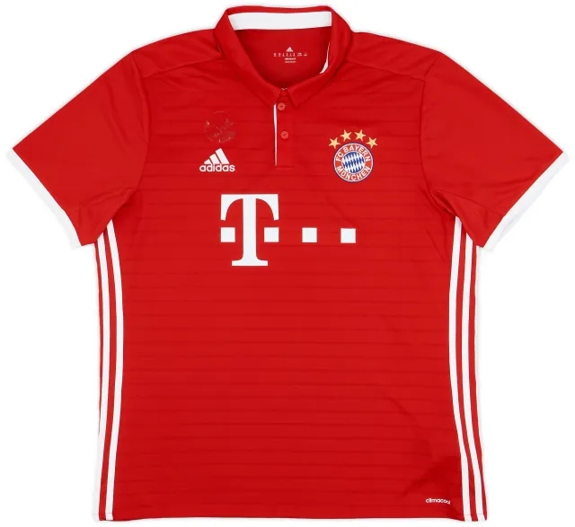 adidas 2016-17 Bayern Munich Home Shirt - 7/10 - (XL)