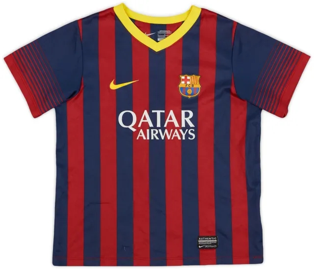 Nike 2013-14 Barcelona Home Shirt - 8/10 - (S.Boys)