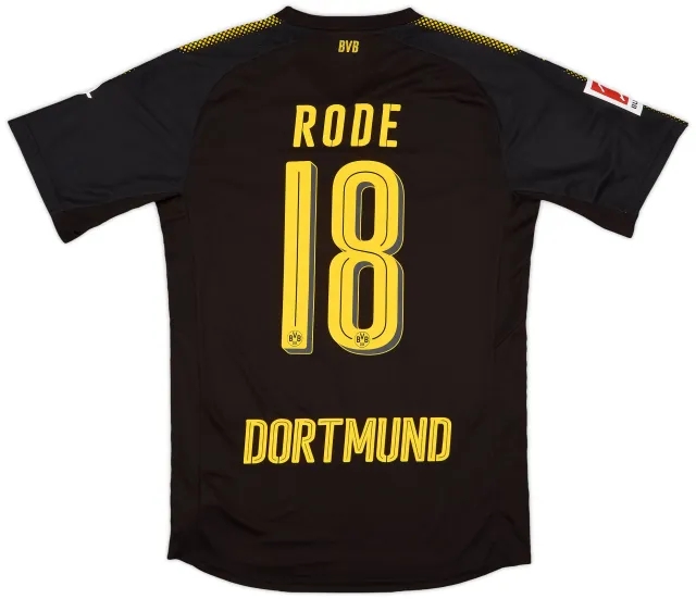 Puma 2017-18 Borussia Dortmund Authentic Away Shirt Rode #18 - 10/10 - (M)