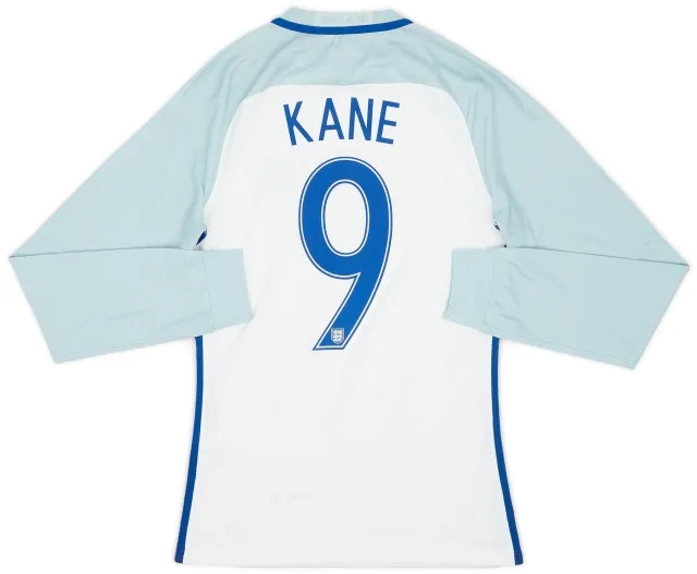 Nike 2016-17 England Player Issue Home L/S Shirt Kane #9 (S)