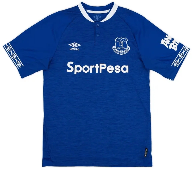 Umbro 2018-19 Everton Home Shirt #18 - 9/10 - (M)