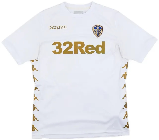 Kappa 2017-18 Leeds United Home Shirt - 5/10 - (XL)