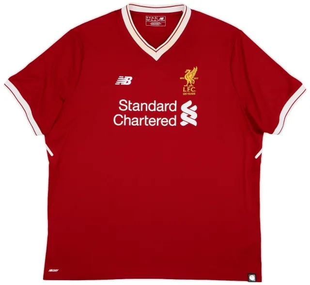 NewBalance 2017-18 Liverpool 125 Years Home Shirt - 5/10 - (XXL)