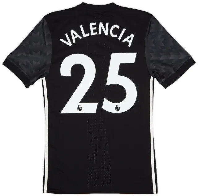 adidas 2017-18 Manchester United Away Shirt Valencia #25 (S)