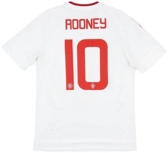 adidas 2015-16 Manchester United Away Shirt Rooney #10 - 7/10 - (M)