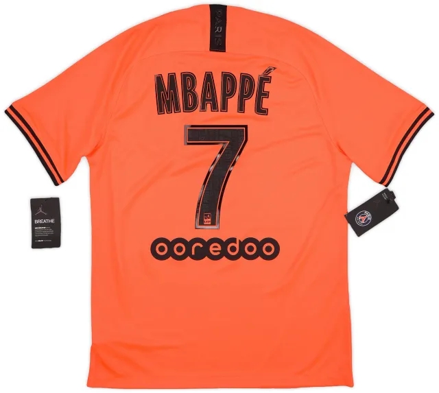 Nike 2019-20 Paris Saint-Germain Away Shirt Mbappe #7 (M)