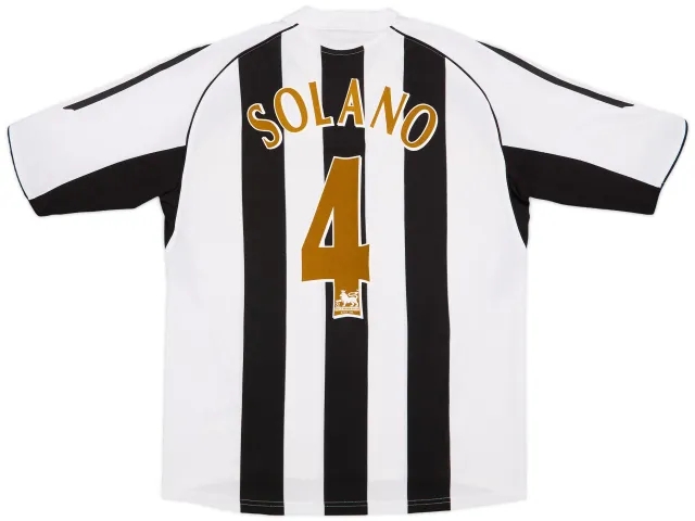 adidas 2005-07 Newcastle Home Shirt Solano #4 - 7/10 - (L)