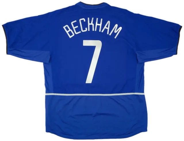Nike 2002-03 Manchester United Third Shirt Beckham #7 - 5/10 - (XL)
