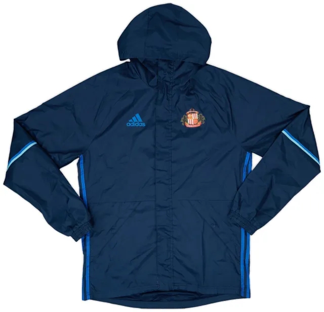 2016-17 Sunderland adidas Hooded Rain Jacket - 8/10 - (M)