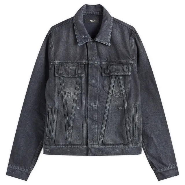 AMIRI Men's Ma Trucker Jacket Vintage Black