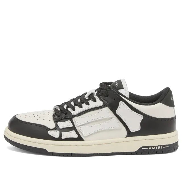 AMIRI Men's Skel Low Top Sneaker Black/White