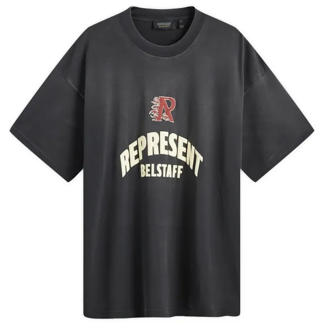 Represent Men's x Belstaff Flame Pheonix T-Shirt Shadow