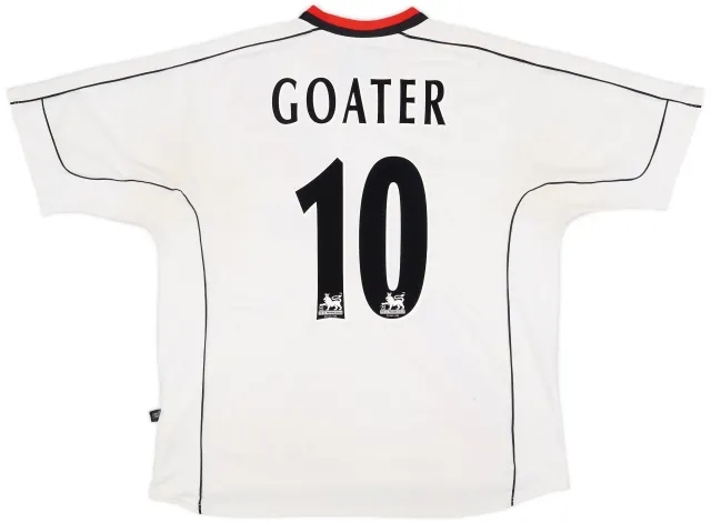 LeCoqSportif 2002-03 Manchester City Away Shirt Goater #10 - 5/10 - (XXL)