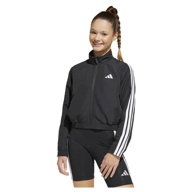 adidas  -  girls's Children's Tracksuit jacket in Black
