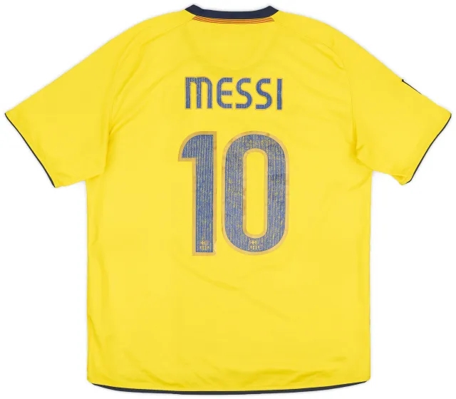 Nike 2008-10 Barcelona Away Shirt Messi #10 - 5/10 - (L)