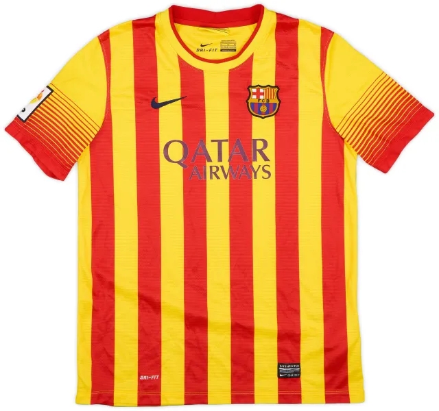 Nike 2013-15 Barcelona Away Shirt - 9/10 - (XL.Boys)