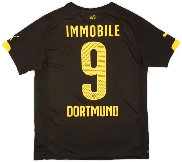 Puma 2014-16 Borussia Dortmund Away Shirt Immobile #9 - 6/10 - (M)
