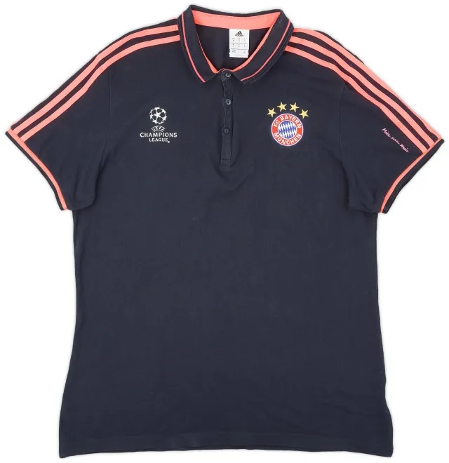 2015-16 Bayern Munich adidas CL Polo Shirt - 8/10 - (XL)