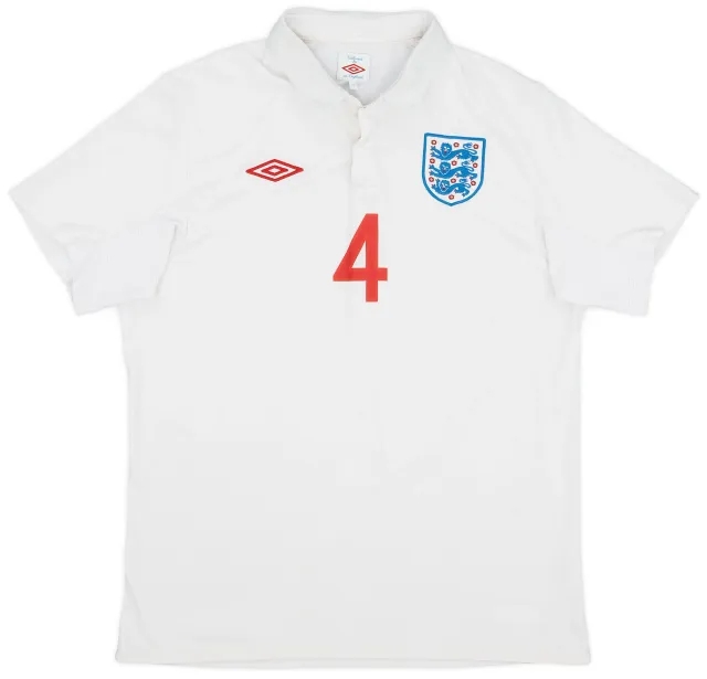 Umbro 2009-10 England Home Shirt #4 - 6/10 - (L)