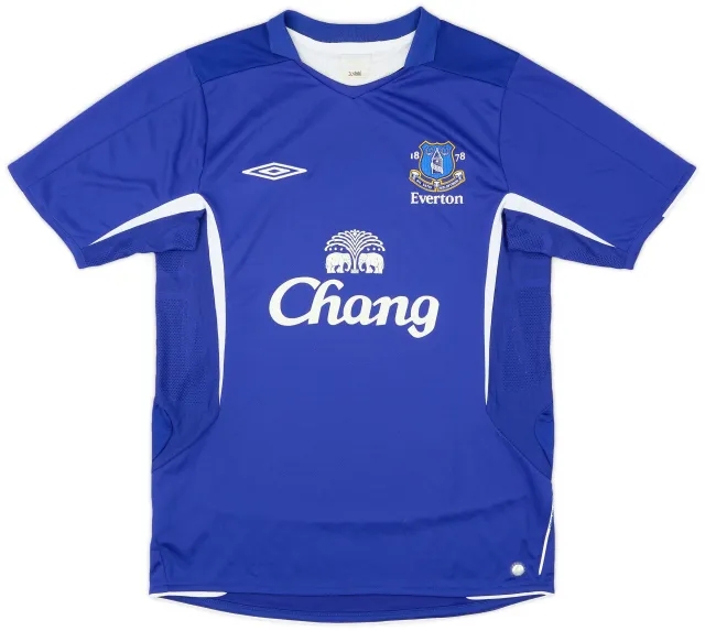Umbro 2005-06 Everton Home Shirt - 9/10 - (S)