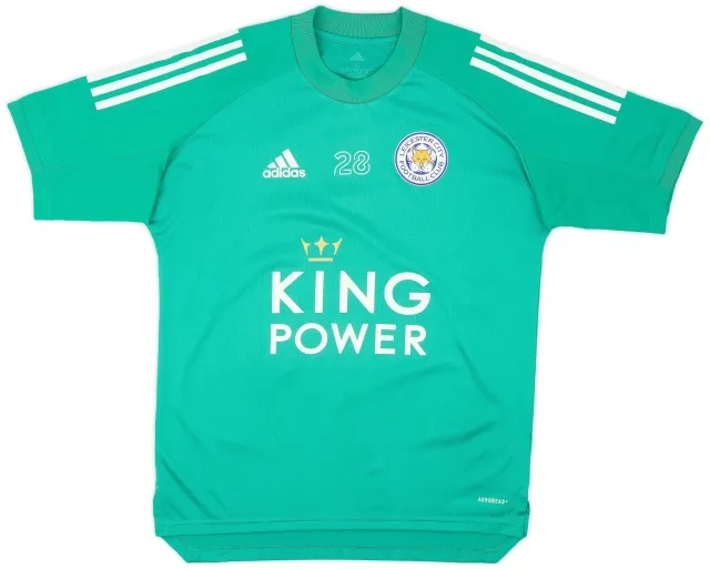 2020-21 Leicester Player Issue adidas Training Shirt #28 - 9/10 - (S)