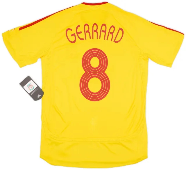 adidas 2006-07 Liverpool Away Shirt Gerrard #8 (S)