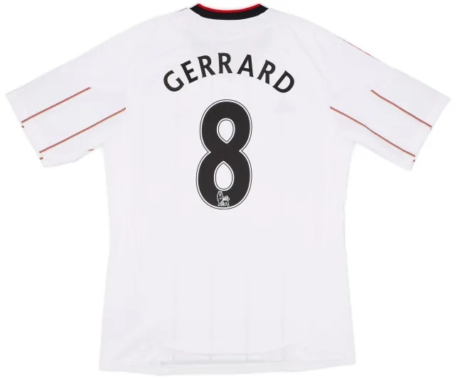 adidas 2010-11 Liverpool Away Shirt Gerrard #8 - 6/10 - (M)