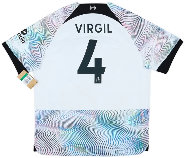 Nike 2022-23 Liverpool Authentic Away Shirt Virgil #4 (XL)
