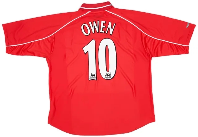 Reebok 2000-02 Liverpool Home Shirt Owen #10 - 6/10 - (XL)