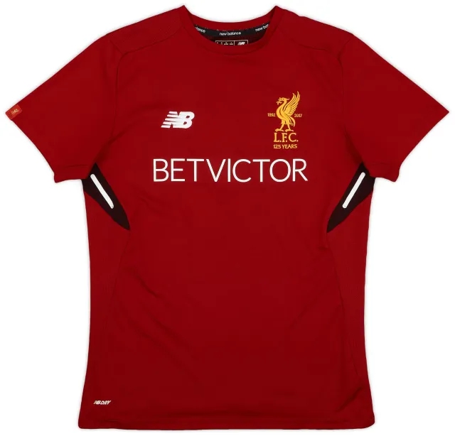 2017-18 Liverpool New Balance Training Shirt - 8/10 - (M)