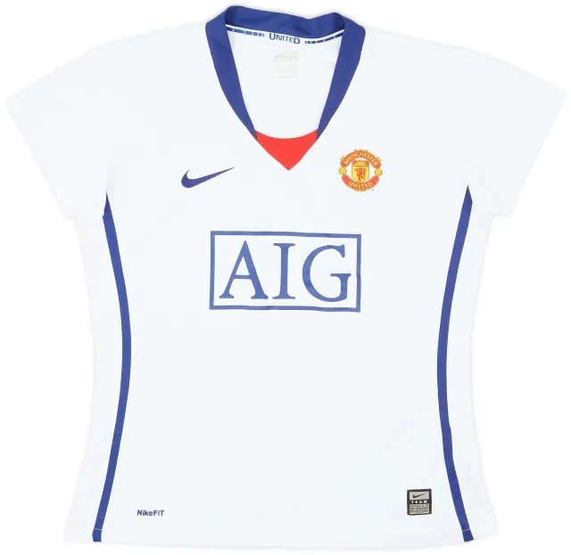 Nike 2008-10 Manchester United Away Shirt - 9/10 - (Women's L)