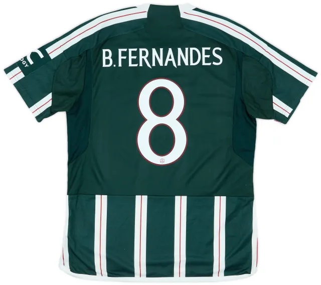 adidas 2023-24 Manchester United Away Shirt B.Fernandes #8 (L)