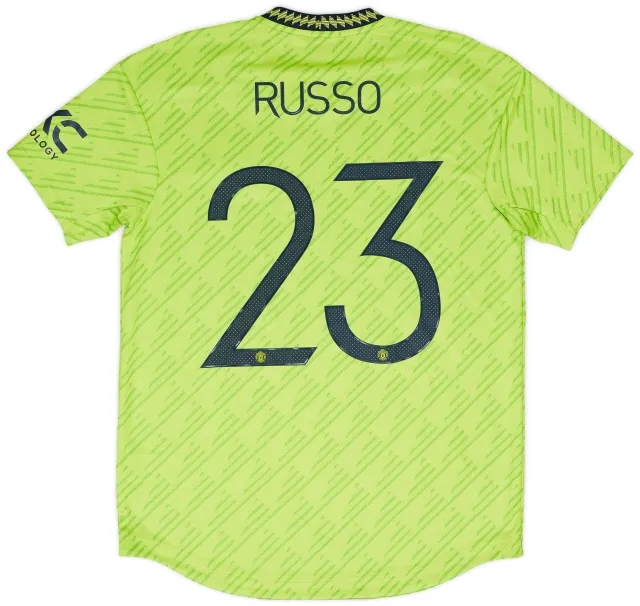 adidas 2022-23 Manchester United Authentic Third Shirt Russo #23 (L)