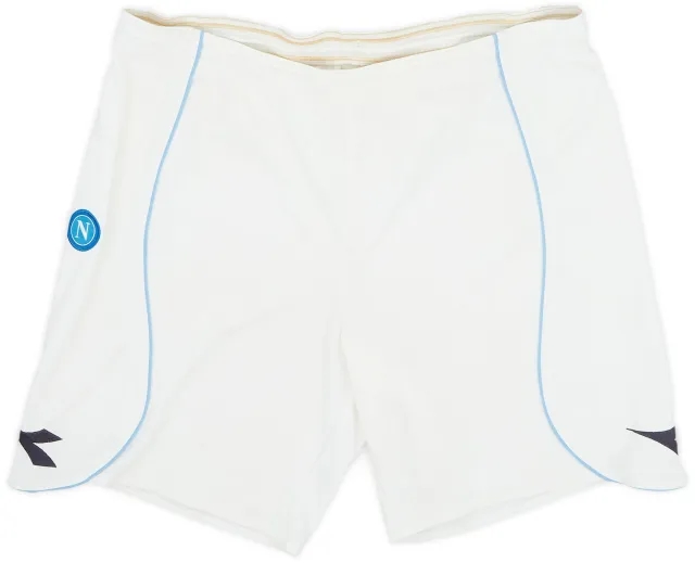 Diadora 2008-09 Napoli Home Shorts - 7/10 - (XXL)