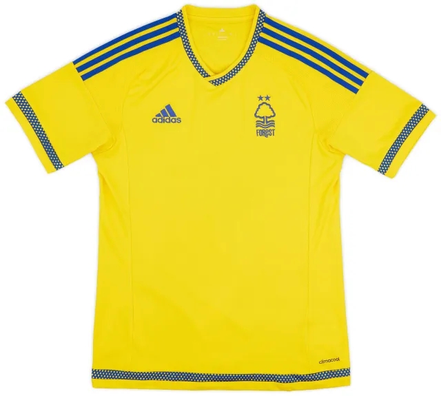 adidas 2015-16 Nottingham Forest Away Shirt - 7/10 - (S)