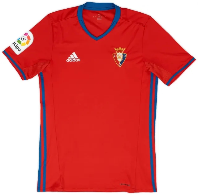 adidas 2016-17 Osasuna Home Shirt - 9/10 - (S)