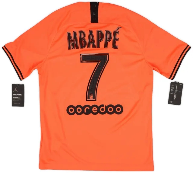 Nike 2019-20 Paris Saint-Germain Away Shirt Mbappe #7 (M)