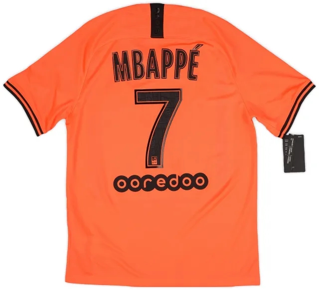 Nike 2019-20 Paris Saint-Germain Away Shirt Mbappe #7 (M)