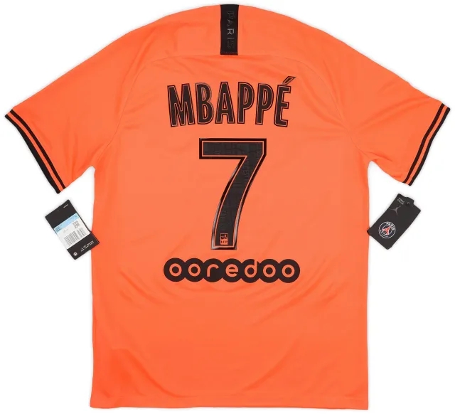 Nike 2019-20 Paris Saint-Germain Away Shirt Mbappe #7 (M)