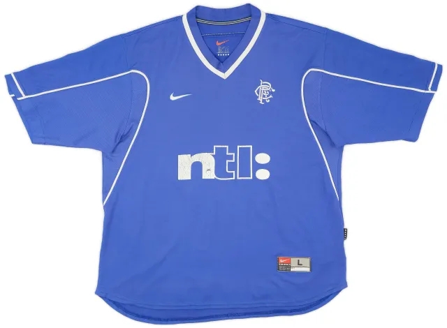 Nike 1999-01 Rangers Home Shirt - 6/10 - (L)