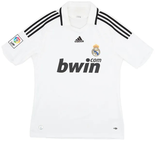 adidas 2008-09 Real Madrid Home Shirt - 5/10 - (M)