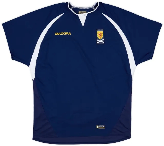 Diadora 2003-05 Scotland Home Shirt - 9/10 - (XL)
