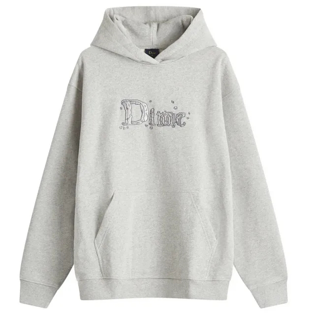Dime Men's Classic Stone Heavyweight Hoodie Heather Gray