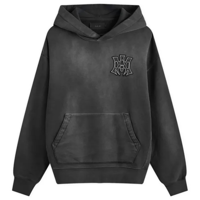 AMIRI Men's Oversized Logo Hoodie Black